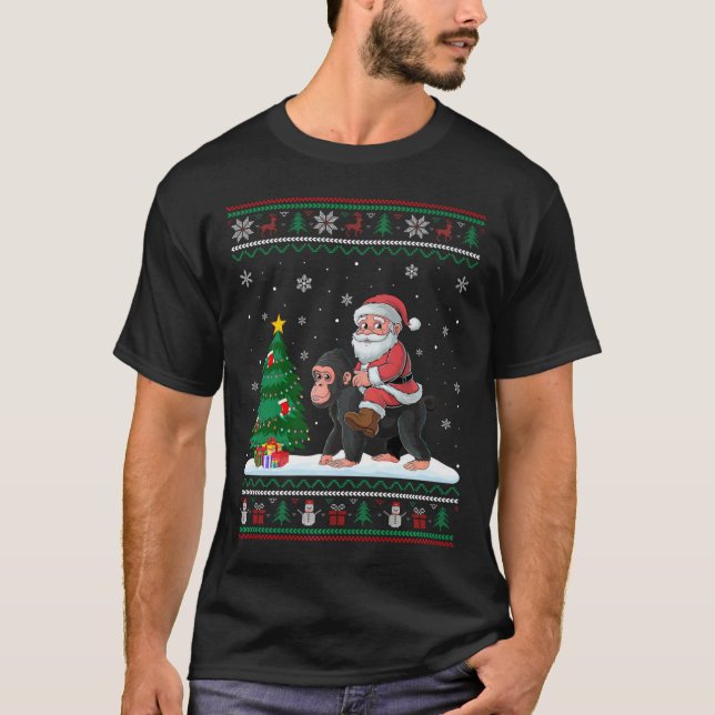 Weihnachten Baum Lichter Weihnachten Weihnachtsfei T-Shirt (Vorderseite)
