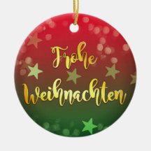 Weihnachten Baumanhänger Keramik Frohe Weihnachten