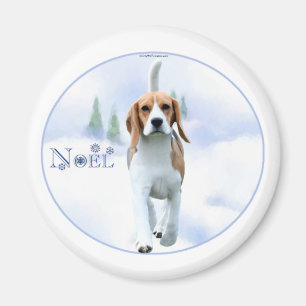 Weihnachten Beagle Magnet