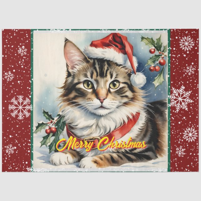 Weihnachten Beautiful Holiday Modern Collection Seidenpapier (Vorderseite)
