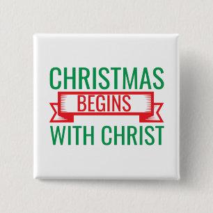 Weihnachten beginnt mit Christus-15523 Button