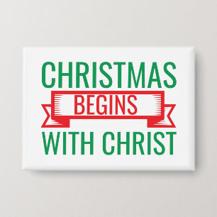 Weihnachten beginnt mit Christus-15523 Button