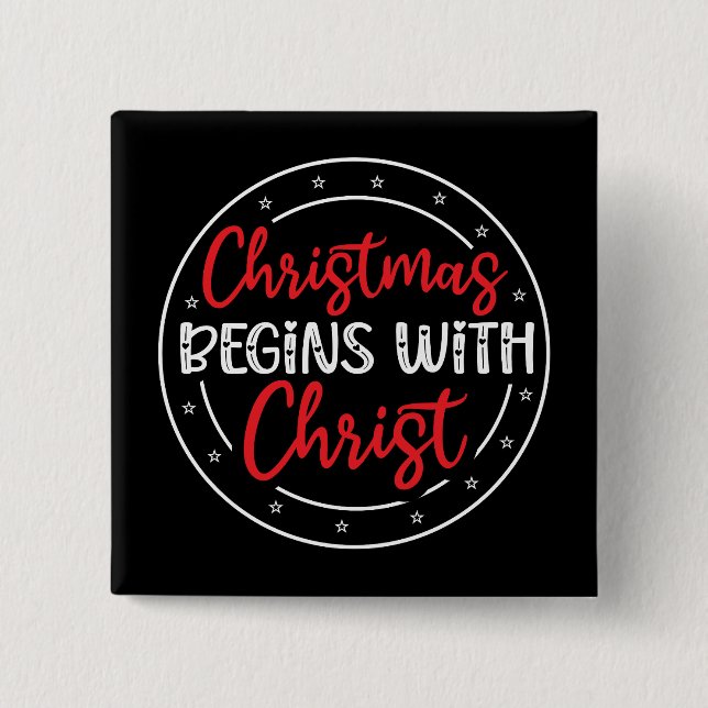 Weihnachten beginnt mit Christus-65772 Button (Vorderseite)