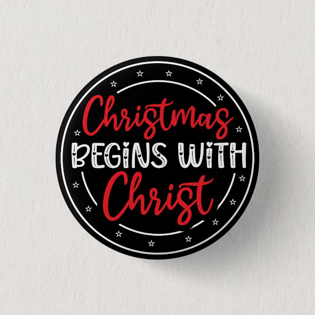 Weihnachten beginnt mit Christus-65772 Button (Vorderseite)