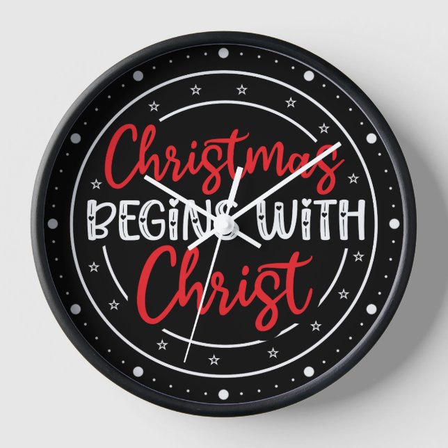 Weihnachten beginnt mit Christus-65772 Uhr (Vorderseite)