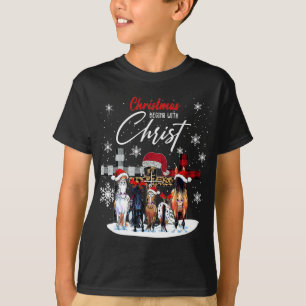 Weihnachten beginnt mit Christus Bullmastiff Xma T-Shirt