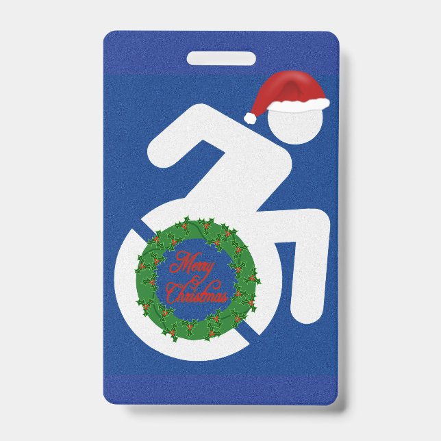 Weihnachten behindert ausweis (Vorderseite)