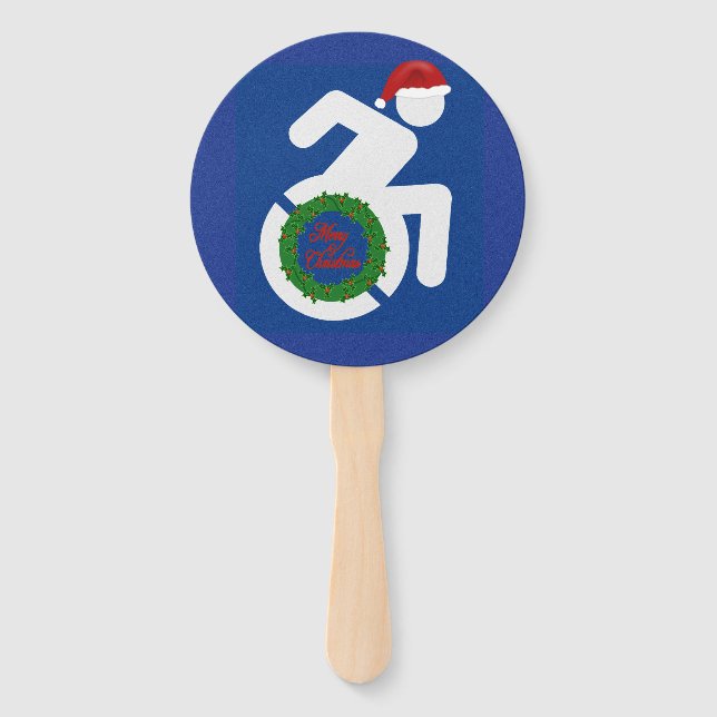 Weihnachten behindert fächer (Vorderseite)