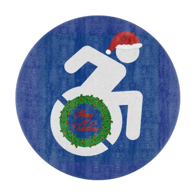 Weihnachten behindert schneidebrett (Vorderseite)