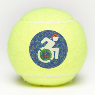 Weihnachten behindert tennisbälle