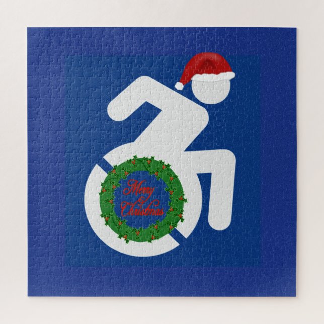 Weihnachten Behinderte (Vertikal)
