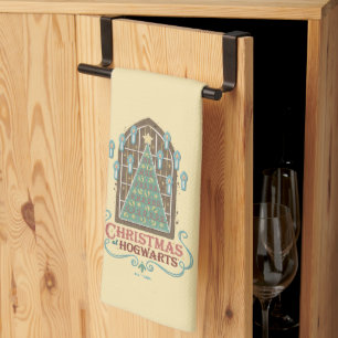 Weihnachten bei HOGWARTS™ Cookie Graphic Geschirrtuch