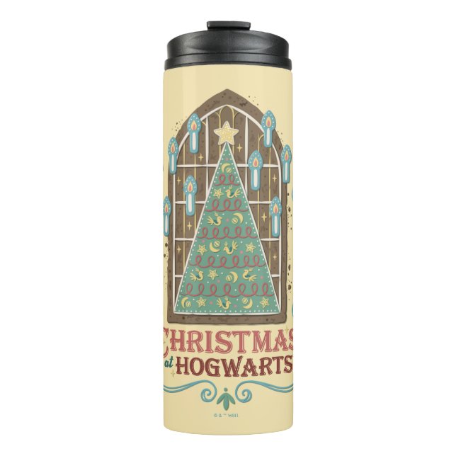 Weihnachten bei HOGWARTS™ Cookie Graphic Thermosbecher (Vorderseite)