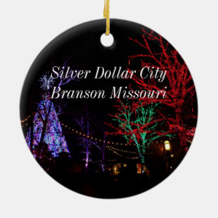Weihnachten bei Silver Dollar City Keramik Ornamen Ornament