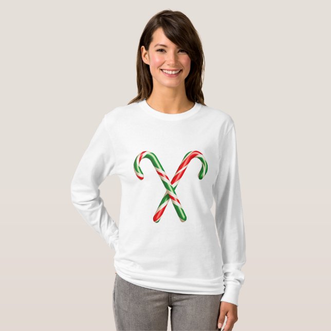 Weihnachten beim Shirt-Design T-Shirt (Vorne ganz)