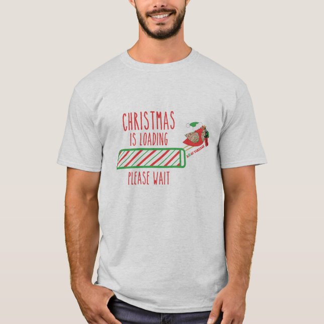 Weihnachten beladen T-Shirt (Vorderseite)