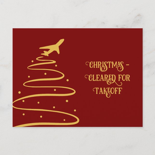 Weihnachten bereit für Startkarte Postkarte (Vorderseite)