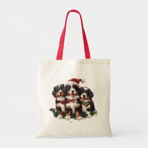 Weihnachten Berner Hunde Tragetasche
