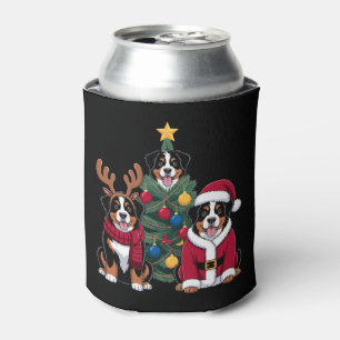 Weihnachten Berner Sennenhund Weihnachtsmann Weihn Dosenkühler