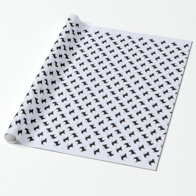 Weihnachten Bernese Mountain Dog Geschenkpapier (Ungerollt)