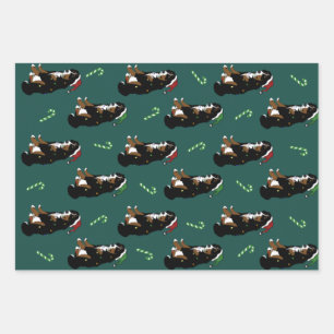 Weihnachten Bernese Mountain Dog Geschenkpapier Set