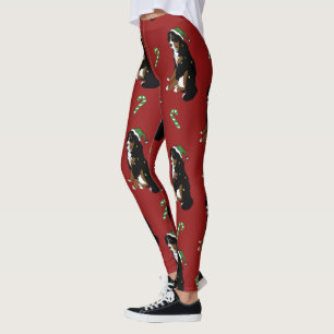 Weihnachten Bernese Mountain Dog Leggings