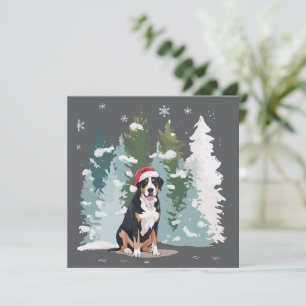 Weihnachten Bernese Mountain Dog Mama Welpe Winter