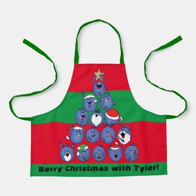 Weihnachten Berry Schürze (Vorderseite)