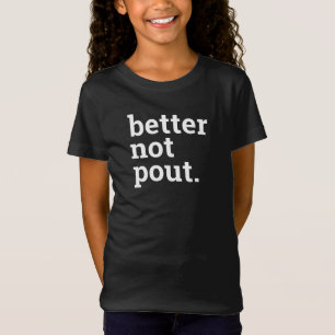 Weihnachten besser nicht Schwarz-weiß T-Shirt