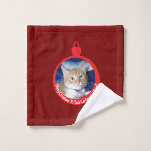 Weihnachten, beste Katzen-Oma' Badhandtuch Set