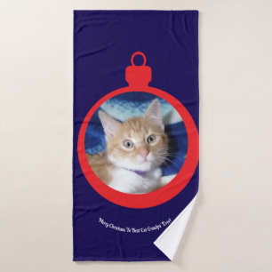 Weihnachten, Bester Katzen-Opa' , Badhandtuch Set