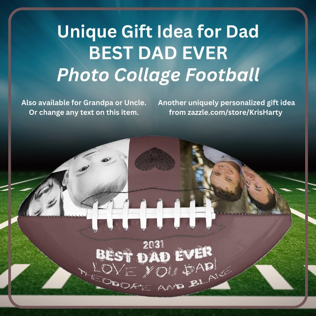 Weihnachten Bester Vater je 2 Foto Collage Einziga Football (Von Creator hochgeladen)