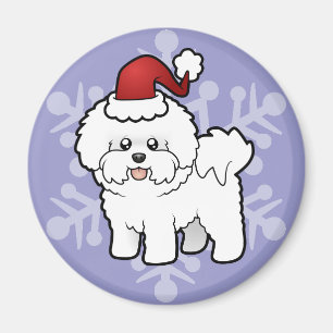 Weihnachten Bichon Frise Magnet