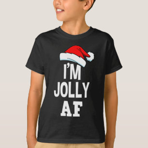 Weihnachten bin ich Jolly Af T-Shirt Niedlich Weih