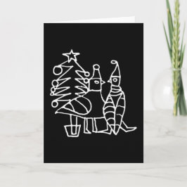 **Weihnachten-BirDs** Feiertagskarte