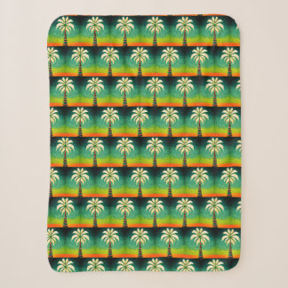 Weihnachten Blanket Geschenk Pixel Kunst mit Palm  Sherpadecke