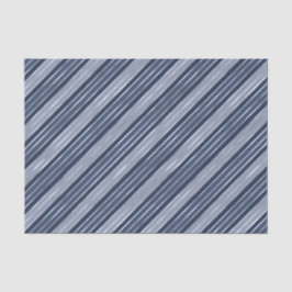 Weihnachten - Blau und Silberstreifen Seidenpapier
