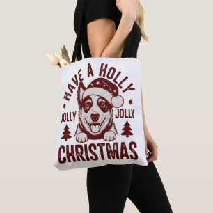 Weihnachten Blue Heeler Holly Jolly Hundemutter Vi Tasche