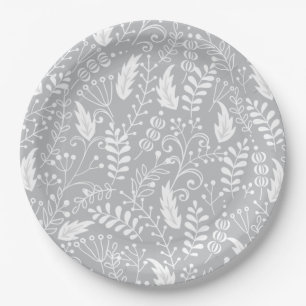 Weihnachten Blühe Weihnachten Art Holly Leaf Print Pappteller