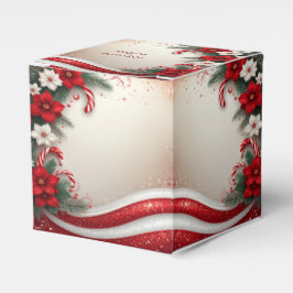 Weihnachten Blumenstrauß Canes Holiday Favor Box Geschenkschachtel