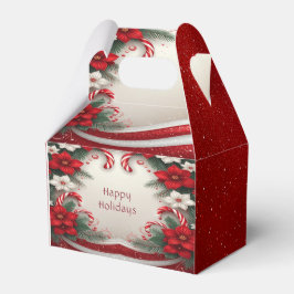 Weihnachten Blumenstrauß Canes Holiday Geschenkbox Geschenkschachtel