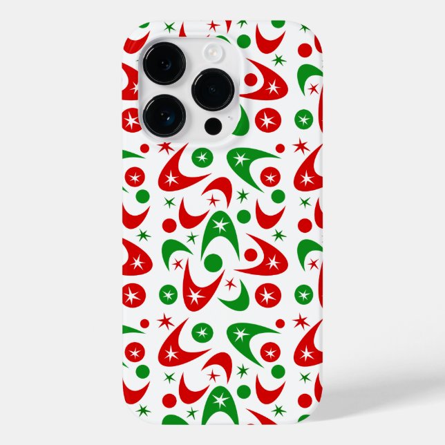 Weihnachten-Boomerangs Case-Mate iPhone Hülle (Rückseite)