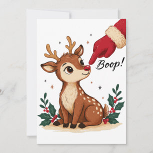 Weihnachten Boop Santa Handschuh Booping Baby Rent Einladung