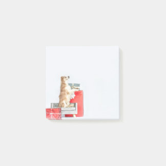 Weihnachten Border Collie Welpe Post-it Klebezettel