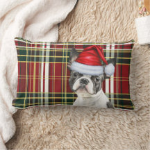 Weihnachten Boston Terrier Dog Holiday Kariert