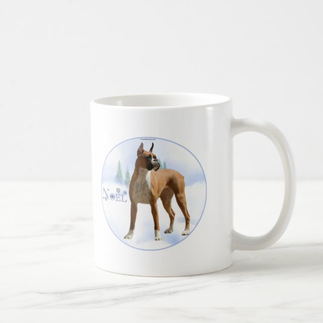 Weihnachten Boxer Kaffeetasse (Rechts)