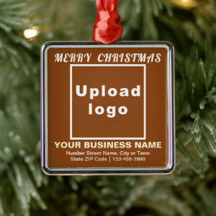 Weihnachten - Braun-Platz-Ornament Ornament Aus Metall