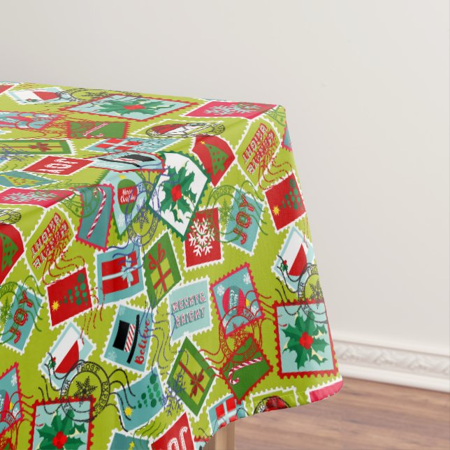 Weihnachten Briefmarke Weihnachten Tischdecke (Beispiel)