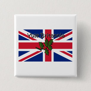 Weihnachten Britannia Button