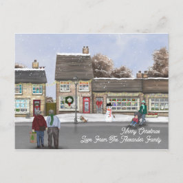 Weihnachten - Britische Street-Szene